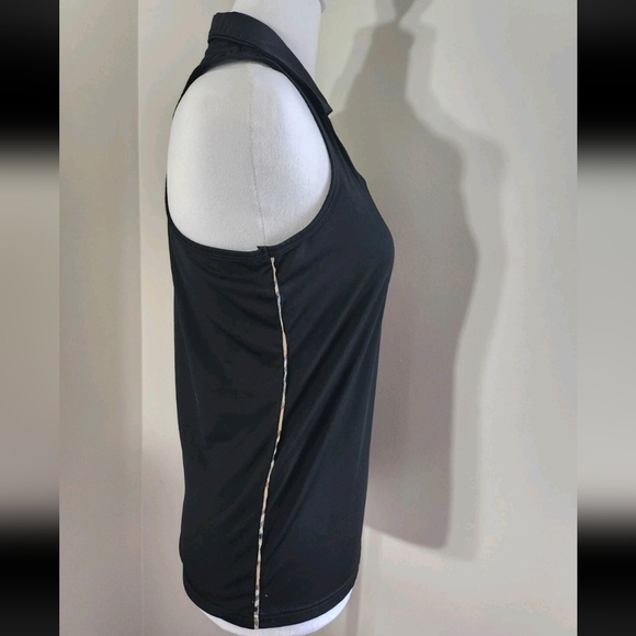 Luxury Designer Burberry Golf Vintage Rare Polo Trademark Tartan Check Pattern M - Picture 4 of 9